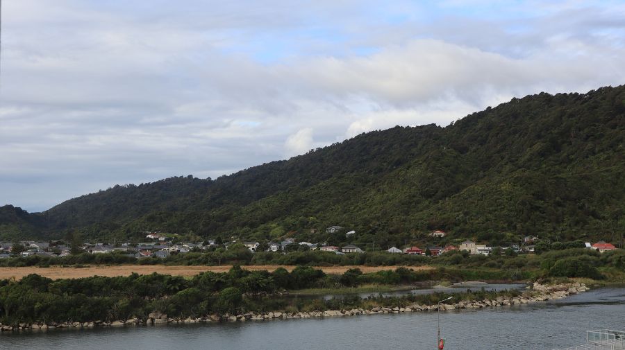 Greymouth from the hotel room